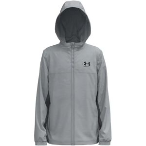 Under Armour Rival Woven Full Zip Sweatshirt Gray / Black 18-20 Years Boys,Girls Under Armour Rival Woven Full Zip Sweatshirt Gray / Black 18-20 Years Boys,Girls