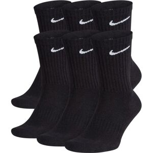 Nike Everyday Cushion Band Crew Socks 6 Pairs Black / White UK 8-11 Men Nike Everyday Cushion Band Crew Socks 6 Pairs Black / White UK 8-11 Men
