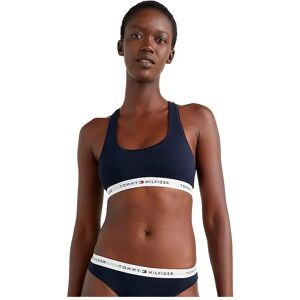 Tommy Hilfiger Unlined Lette Sports Bra Desert Sky S-M Women Tommy Hilfiger Unlined Lette Sports Bra Desert Sky S-M Women
