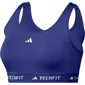 Adidas Techfit Medium Medium Impact Sports Bra Semi Lucid Blue L Women Adidas Techfit Medium Medium Impact Sports Bra Semi Lucid Blue L Women