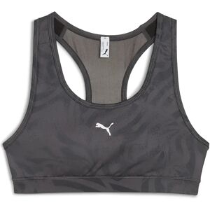 Puma 4keeps Padded Ribbon Stripe Print Sports Bra Dusky Gray / AW / 053341 / 0001 L Women Puma 4keeps Padded Ribbon Stripe Print Sports Bra Dusky Gray / AW / 053341 / 0001 L Women