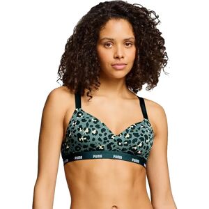 Puma 701236421 Sports Bra Green Combo L Women Puma 701236421 Sports Bra Green Combo L Women