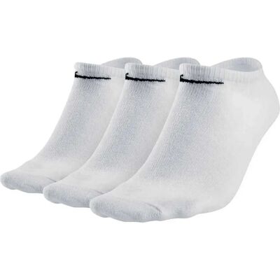 Nike Value Lightweight No Show Socks 3 Pairs White / Black UK 11-14.5 male Nike Value Lightweight No Show Socks 3 Pairs White / Black UK 11-14.5 male