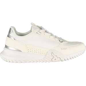Kappa Arklow Trainers White / Grey Silver UK 6.5 Women Kappa Arklow Trainers White / Grey Silver UK 6.5 Women