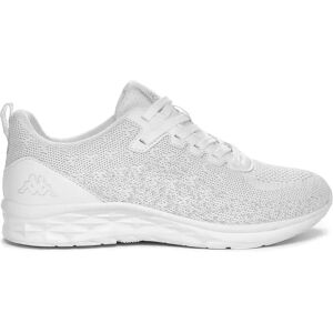 Kappa Rostie Trainers White / Grey Silver UK 3 Women Kappa Rostie Trainers White / Grey Silver UK 3 Women