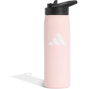 Adidas Metal Straw 600ml Bottle Sandy Pink / Black One Size unisex Adidas Metal Straw 600ml Bottle Sandy Pink / Black One Size unisex