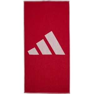 Adidas Small 3 Stripes Towel Better Scarlet / White One Size unisex Adidas Small 3 Stripes Towel Better Scarlet / White One Size unisex