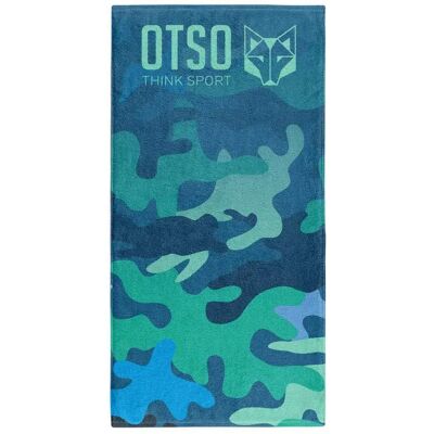 OTSO Blue Microfiber Towel - Swimming & Beach Use OTSO Blue Microfiber Towel - Swimming & Beach Use