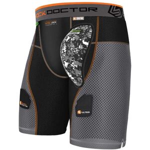Shock Doctor Aircore Ultra Powerstride Hockey Groin Guard Black / Grey S unisex Shock Doctor Aircore Ultra Powerstride Hockey Groin Guard Black / Grey S unisex