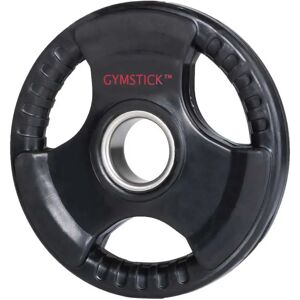 Gymstick Rubber 10kg Plate Black 10 kg unisex Gymstick Rubber 10kg Plate Black 10 kg unisex