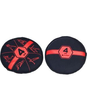 Pure2improve Sand Disc 4kg Black / Red 4 kg unisex Pure2improve Sand Disc 4kg Black / Red 4 kg unisex