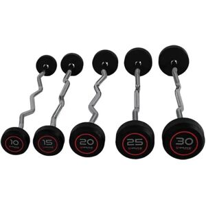 Olive Pro-style 10-30kg Bar Set 5 Units Chrome / Black 10-30 kg unisex Olive Pro-style 10-30kg Bar Set 5 Units Chrome / Black 10-30 kg unisex