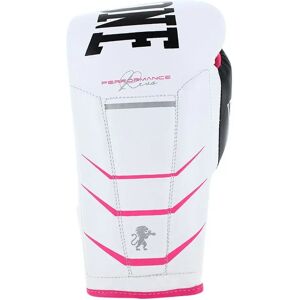 Leone1947 Revo Fluo Leather Artificial Boxing Gloves White 14 oz unisex Leone1947 Revo Fluo Leather Artificial Boxing Gloves White 14 oz unisex