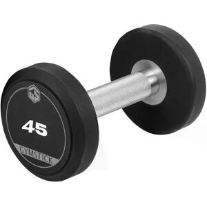 Gymstick Pro Tpu 45kg Dumbbell Black / Chromed 45 kg unisex Gymstick Pro Tpu 45kg Dumbbell Black / Chromed 45 kg unisex