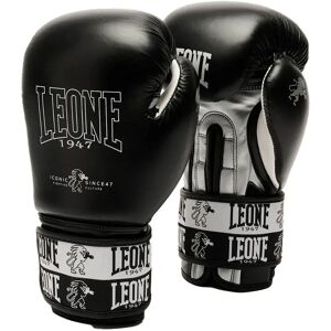 Leone1947 Iconic Artificial Leather Boxing Gloves Black 10M Oz unisex Leone1947 Iconic Artificial Leather Boxing Gloves Black 10M Oz unisex