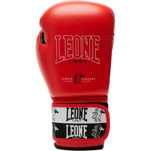 Leone1947 Iconic Artificial Leather Boxing Gloves Red 10M Oz unisex Leone1947 Iconic Artificial Leather Boxing Gloves Red 10M Oz unisex