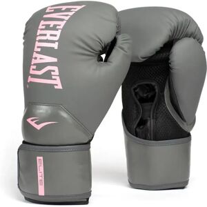 Everlast Elite 2 Artificial Leather Boxing Gloves Grey / Pink 14 oz unisex Everlast Elite 2 Artificial Leather Boxing Gloves Grey / Pink 14 oz unisex
