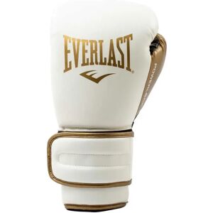 Everlast Powerlock 2r Artificial Leather Boxing Gloves White / Gold 14 oz unisex Everlast Powerlock 2r Artificial Leather Boxing Gloves White / Gold 14 oz unisex