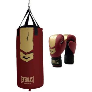 Everlast Prospect 2 Kit 16kg Filled Punching Bag Red / Gold 76 x 28 cm unisex Everlast Prospect 2 Kit 16kg Filled Punching Bag Red / Gold 76 x 28 cm unisex