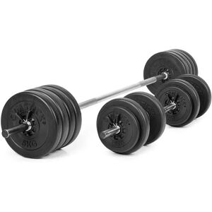 Gymstick Vinyl Bar Set Black 60 kg unisex Gymstick Vinyl Bar Set Black 60 kg unisex