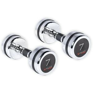 Olive Chromed Dumbbell 7kg 2 Units Chrome One Size unisex Olive Chromed Dumbbell 7kg 2 Units Chrome One Size unisex