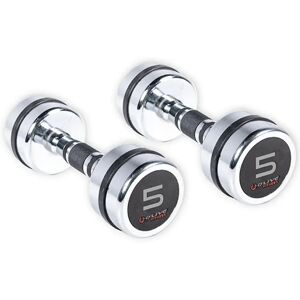 Olive Chromed Dumbbell 5kg 2 Units Chrome One Size unisex Olive Chromed Dumbbell 5kg 2 Units Chrome One Size unisex