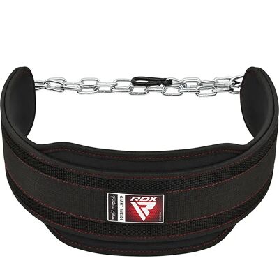 Rdx Sports 2 Layer Dip Belt Black One Size unisex Rdx Sports 2 Layer Dip Belt Black One Size unisex