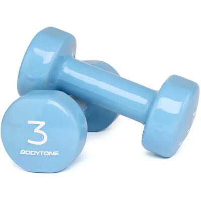 Bodytone 3Kg Dumbbells - Turquoise - Single Size Bodytone 3Kg Dumbbells - Turquoise - Single Size