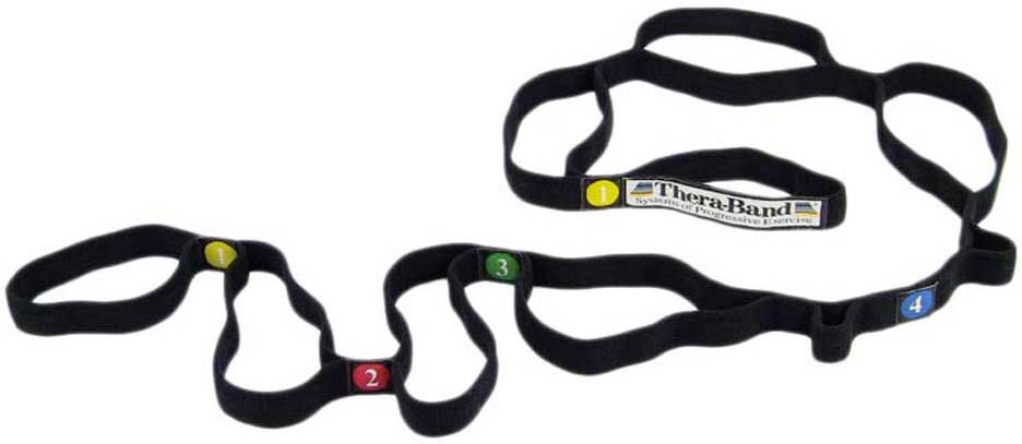 Theraband Strech Strap Resistance Band Black One Size unisex