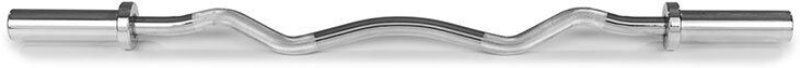 Bodytone 120 Cm 50 Mm E+2 Spring Collars Z Bar Silver 10 kg unisex
