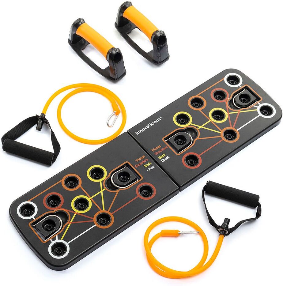 Innovagoods Pulsher Push Up Board Sit-up Bar Black / Yellow One Size unisex