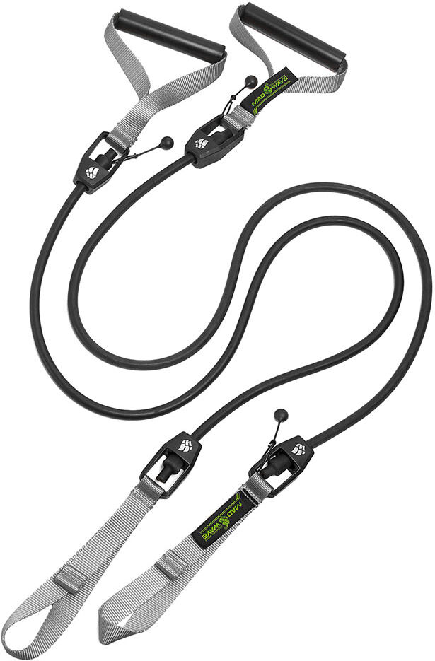Madwave Dry Training Extra Light Resistance Tube With Handles Grey 1.3-3.6 kg unisex