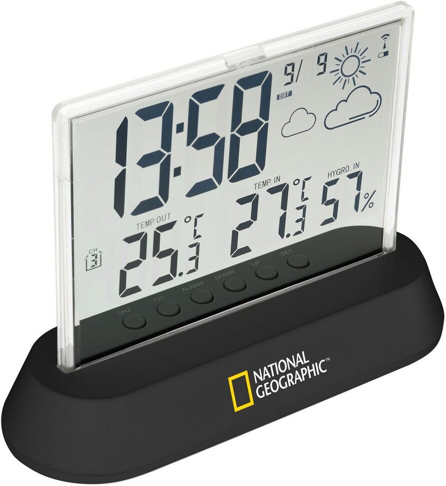 National Geographic 9070300 Weather Station Display Black One Size unisex