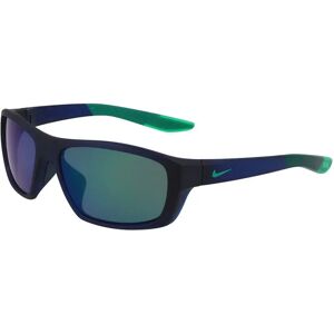 Nike Vision Brazen Boost Sunglasses Dark Obsidian / Light Green Dark Blue/CAT 3 Mirrored unisex Nike Vision Brazen Boost Sunglasses Dark Obsidian / Light Green Dark Blue/CAT 3 Mirrored unisex