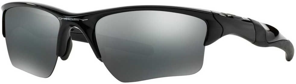 Oakley Half Jacket 2.0 Xl Sunglasses Polished Black Black Ice Iridium/CAT3 unisex