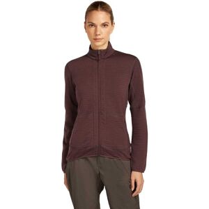 Icebreaker Merino 400 Realfleece™ Descender Full Zip Sweatshirt Java XS Women