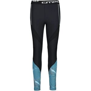 Cmp 31t2486 Leggings Black / Azzurro 2XS Women Cmp 31t2486 Leggings Black / Azzurro 2XS Women