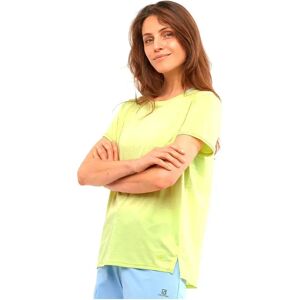 Salomon Outline Summer Short Sleeve T-shirt Sunny Lime S Women Salomon Outline Summer Short Sleeve T-shirt Sunny Lime S Women