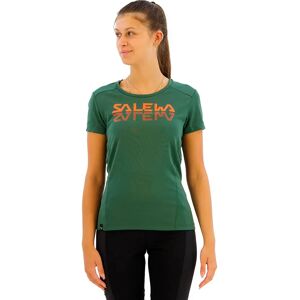 Salewa Sporty Graphic Dryton Short Sleeve T-shirt Raw Green XS Women Salewa Sporty Graphic Dryton Short Sleeve T-shirt Raw Green XS Women