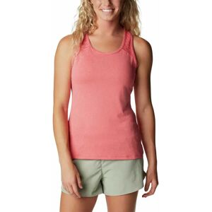 Columbia Peak To Point Ii Sleeveless T-shirt Red Hibiscus Heather L Women Columbia Peak To Point Ii Sleeveless T-shirt Red Hibiscus Heather L Women