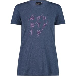 Cmp 39t7536 Short Sleeve T-shirt Blue Mel / Malva 2XS Women Cmp 39t7536 Short Sleeve T-shirt Blue Mel / Malva 2XS Women