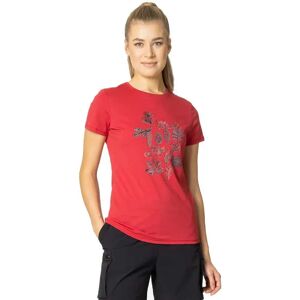 Odlo Crew Kumano Forest Short Sleeve T-shirt American Beauty S Women Odlo Crew Kumano Forest Short Sleeve T-shirt American Beauty S Women