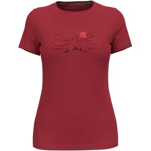 Odlo Crew Kumano Valley Short Sleeve T-shirt American Beauty S Women Odlo Crew Kumano Valley Short Sleeve T-shirt American Beauty S Women