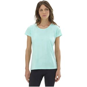 Millet Hiking Jacquard Short Sleeve T-shirt Aruba Blue S Women Millet Hiking Jacquard Short Sleeve T-shirt Aruba Blue S Women
