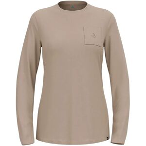 Odlo Merino 200 Pocket Long Sleeve Base Layer Cinder S Women Odlo Merino 200 Pocket Long Sleeve Base Layer Cinder S Women