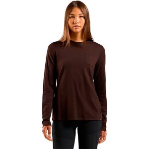 Odlo Merino 200 Pocket Long Sleeve Base Layer Fudge M Women Odlo Merino 200 Pocket Long Sleeve Base Layer Fudge M Women