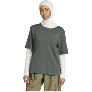 Adidas Terrex Xploric Logo Short Sleeve T-shirt Legend Ivy S Women Adidas Terrex Xploric Logo Short Sleeve T-shirt Legend Ivy S Women