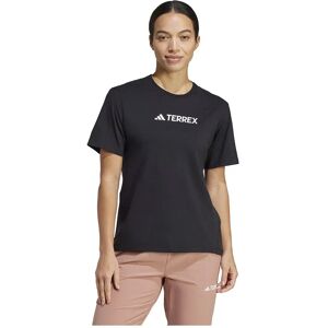 Adidas Terrex Classic Logo Short Sleeve T-shirt Black S Women Adidas Terrex Classic Logo Short Sleeve T-shirt Black S Women
