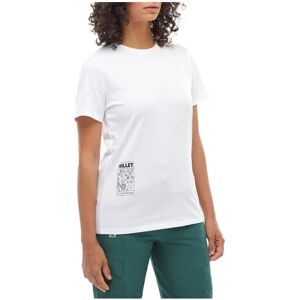 Millet Chamonix Flower Short Sleeve T-shirt White S Women Millet Chamonix Flower Short Sleeve T-shirt White S Women
