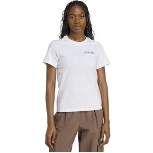 Adidas Terrex Graphic Short Sleeve T-shirt White / Grey Three XL Women Adidas Terrex Graphic Short Sleeve T-shirt White / Grey Three XL Women